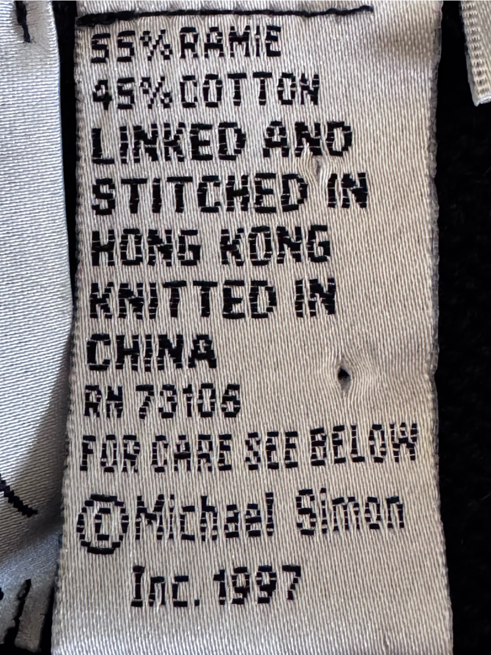 Michael Simon Black Vest with Blue Sequin Hummingbirds & dragonflies vintage - Picture 7 of 9